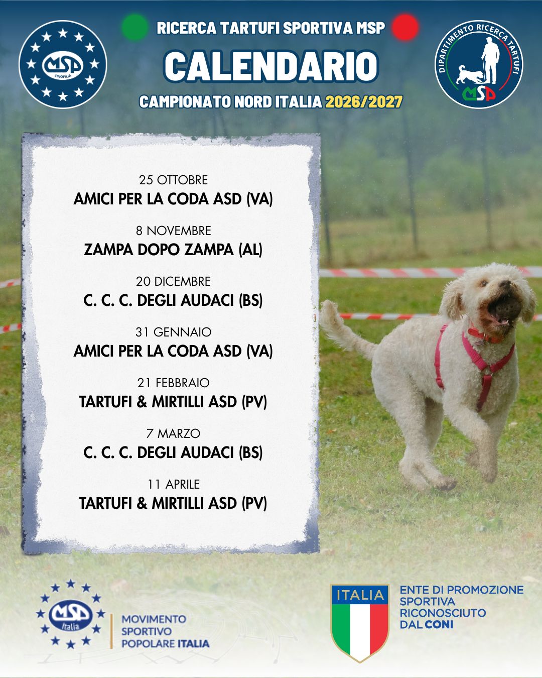 Gare Ricerca Tartufi Sportiva MSP